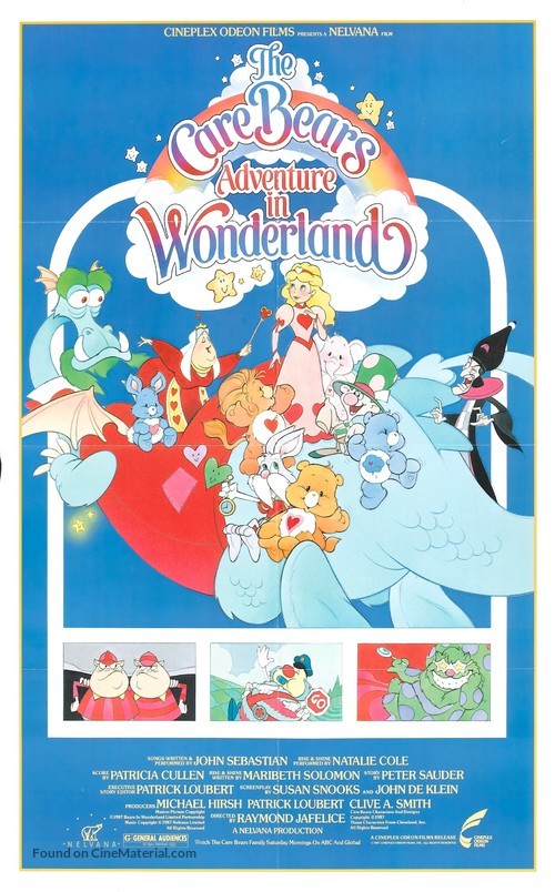 The Care Bears Adventure in Wonderland - Movie Poster