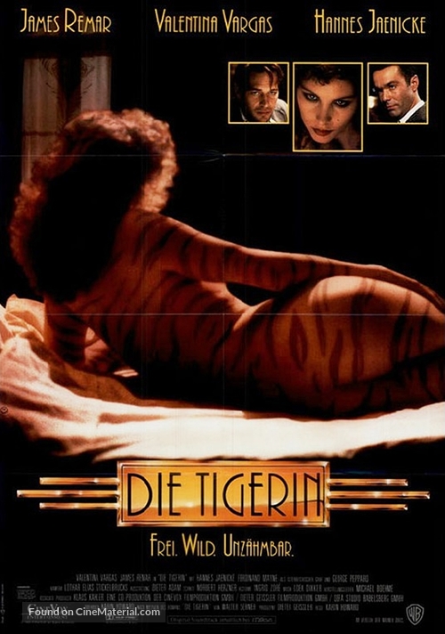 Die Tigerin - German Movie Poster