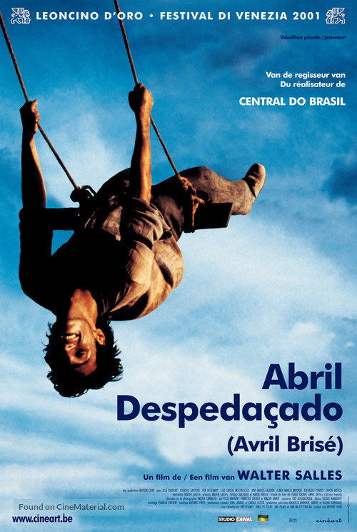 Abril Despeda&ccedil;ado - Belgian Movie Poster