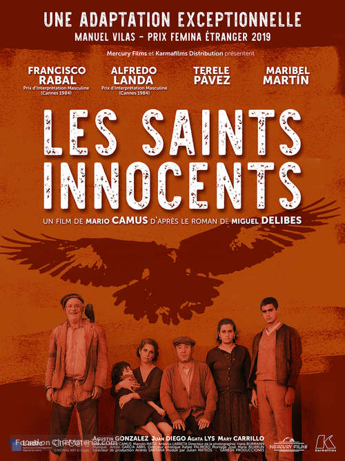 Los santos inocentes - French Movie Poster
