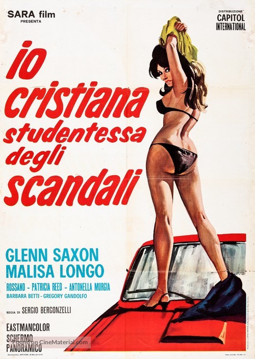 Io Cristiana, studentessa degli scandali - Italian Movie Poster