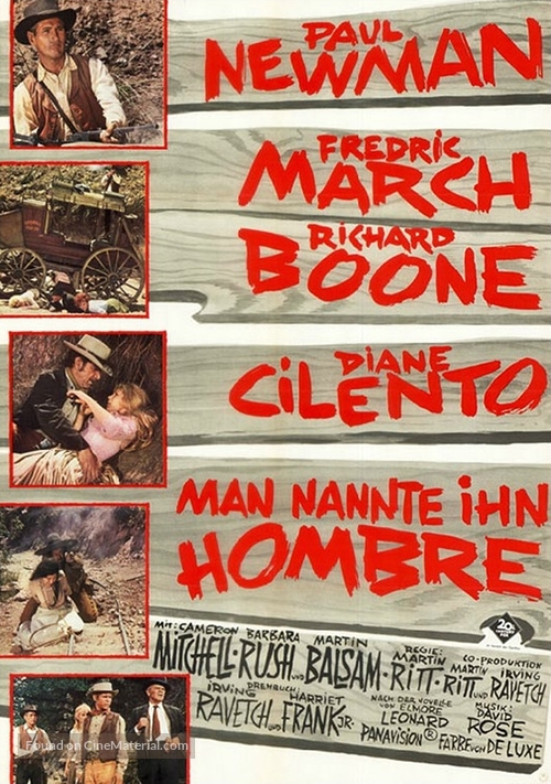 Hombre - German Movie Poster
