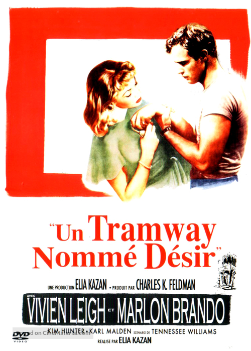 A Streetcar Named Desire - French DVD movie cover