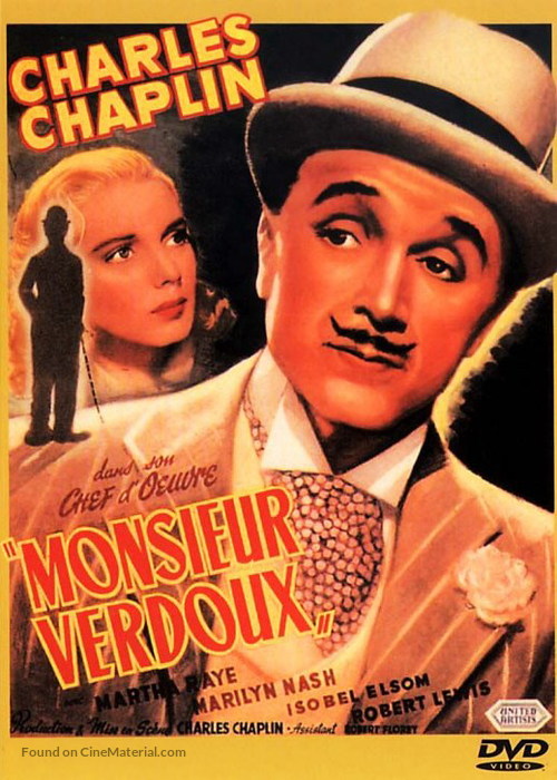 Monsieur Verdoux - French DVD movie cover