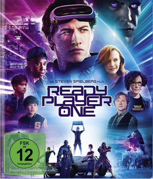 Ready Player One - German Blu-Ray movie cover