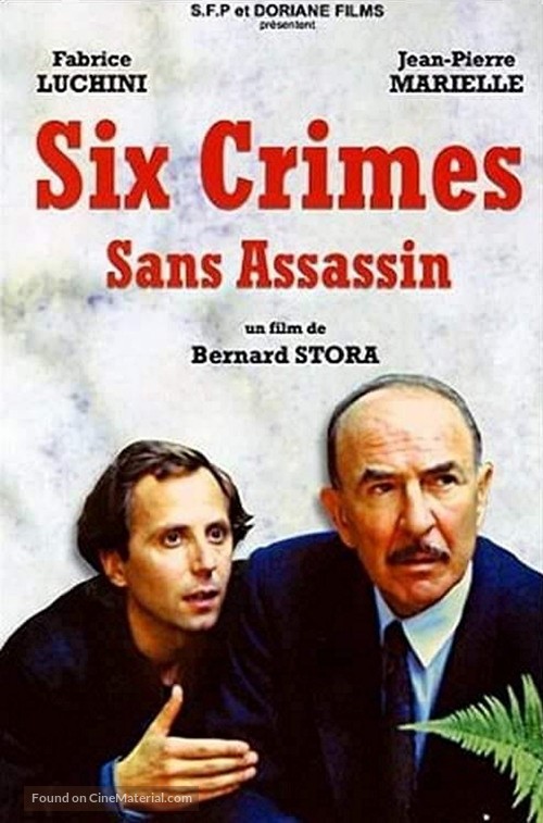 Six crimes sans assassins - French VHS movie cover