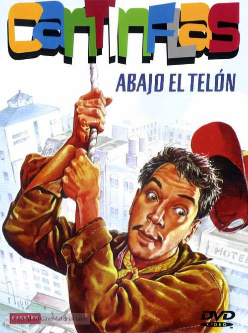 Abajo el tel&oacute;n - Spanish Movie Cover