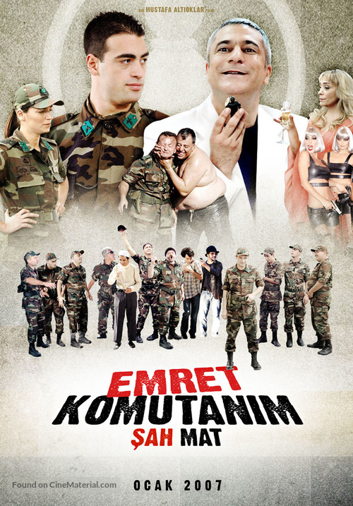 Emret komutanim: Sah mat - Turkish Movie Poster