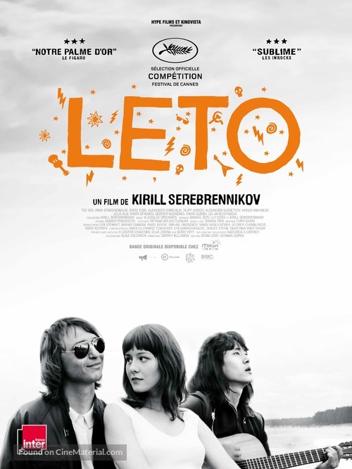 Leto - French Movie Poster