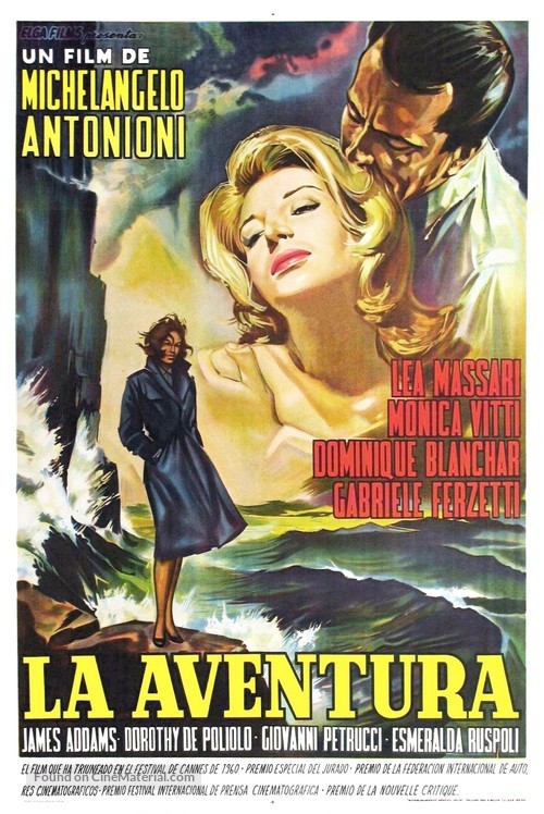 L&#039;avventura - Argentinian Movie Poster