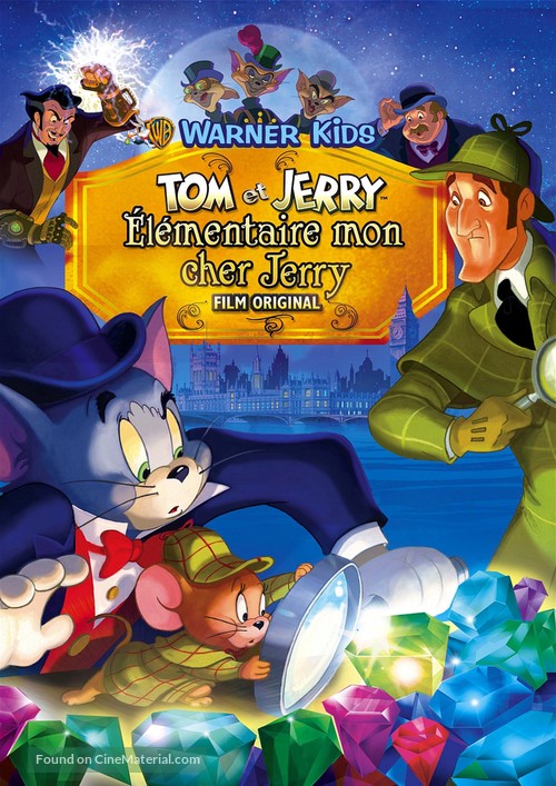 Tom and Jerry Meet Sherlock Holmes - French DVD movie cover