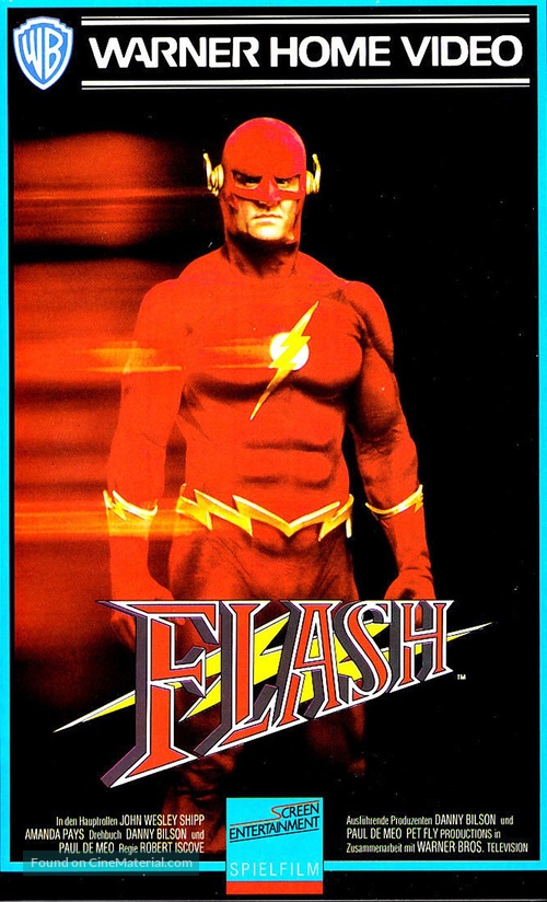 The Flash 1990 German Vhs Movie Cover