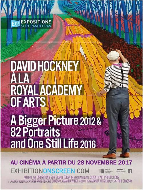 Exhibition on Screen: David Hockney at the Royal Academy of Arts - French Movie Poster