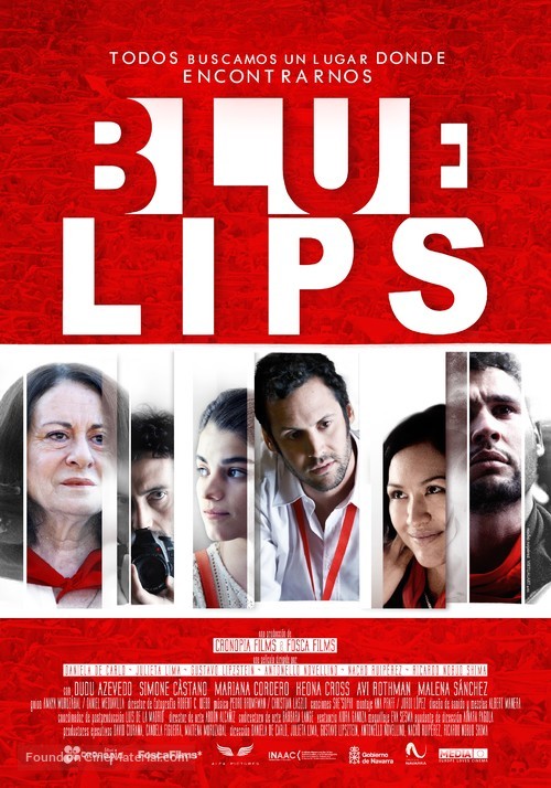 Blue Lips - Spanish Movie Poster
