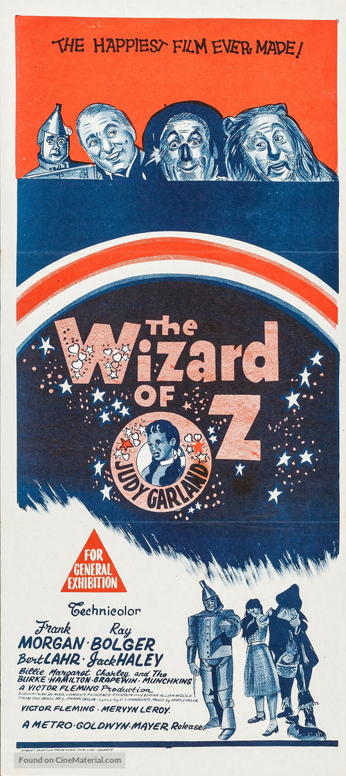 The Wizard of Oz - Australian Movie Poster