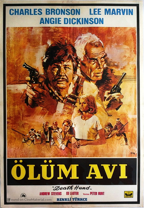 Death Hunt - Turkish Movie Poster