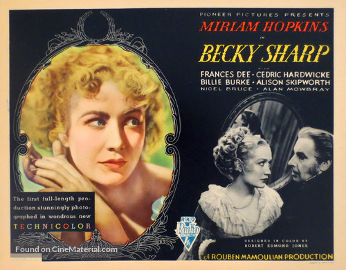Becky Sharp - Movie Poster