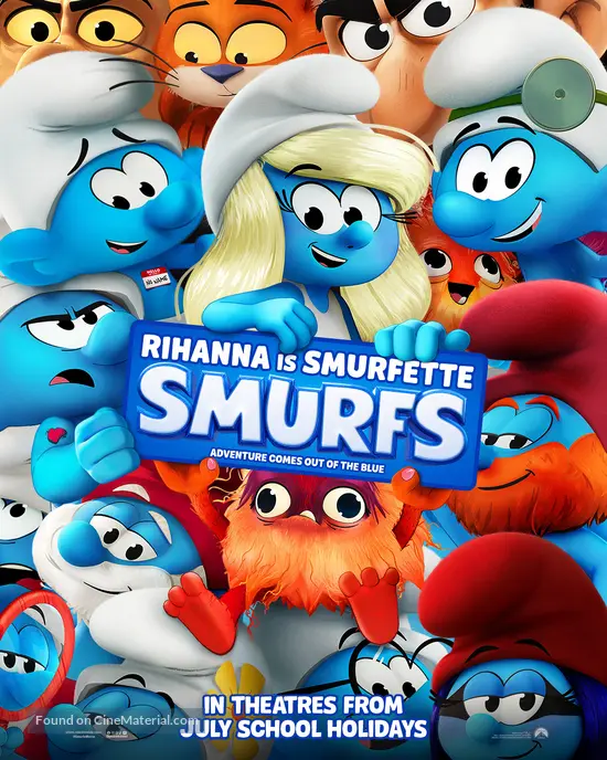 Smurfs - New Zealand Movie Poster
