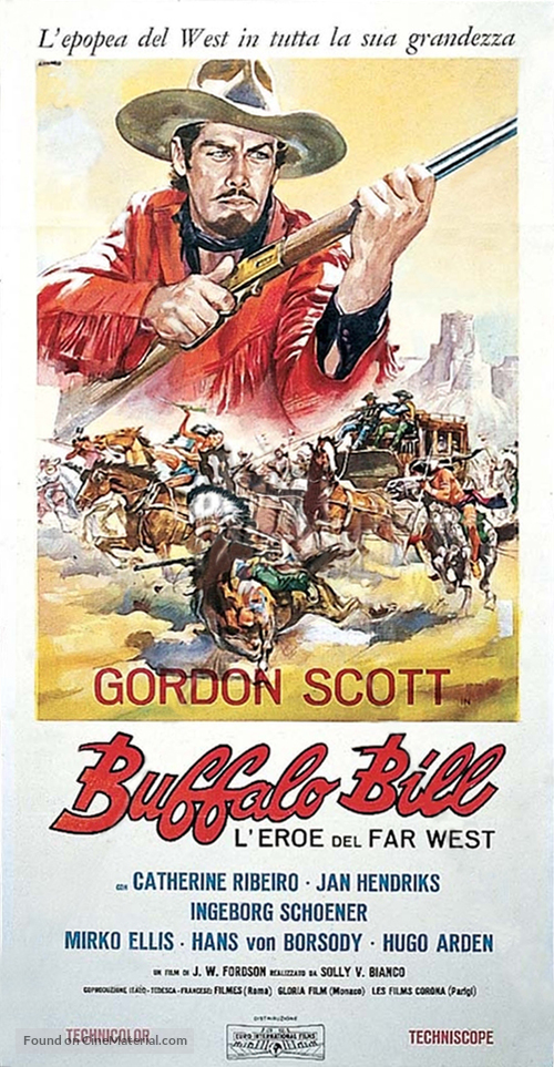 Buffalo Bill, l&#039;eroe del far west - Italian Movie Poster