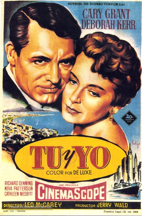 An Affair to Remember - Spanish Movie Poster