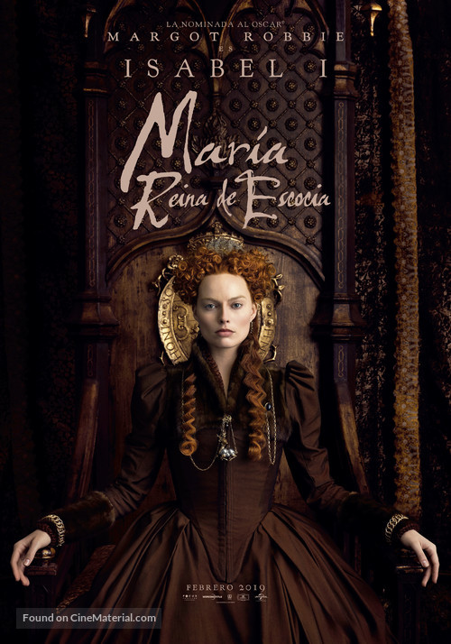 Mary Queen of Scots - Spanish Movie Poster