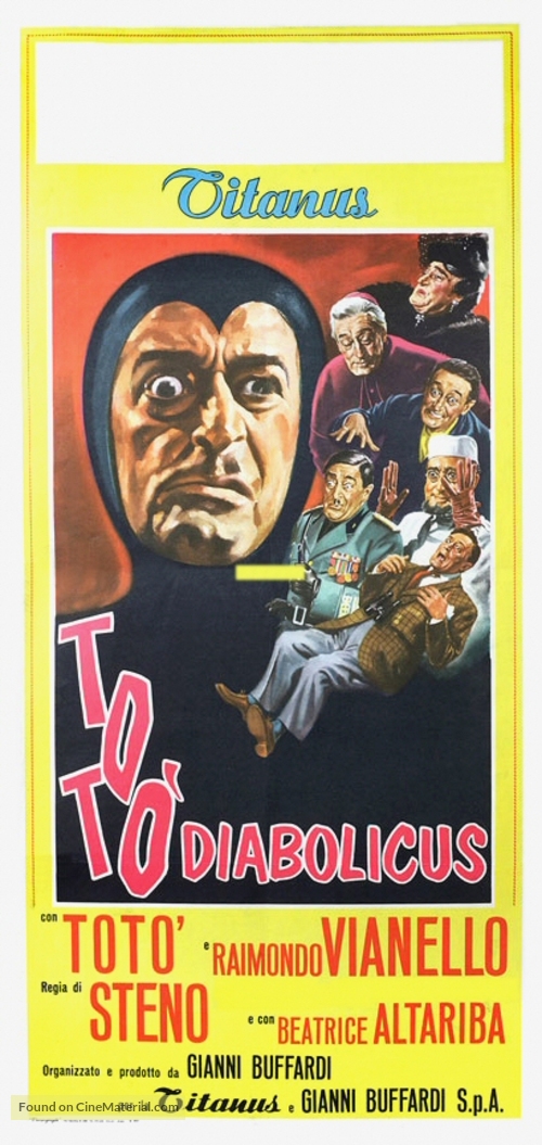 Tot&ograve; diabolicus - Italian Movie Poster