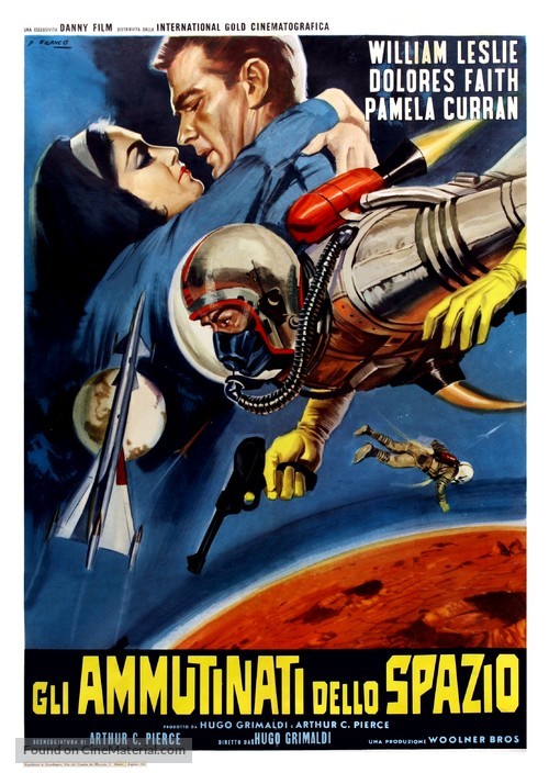 Mutiny in Outer Space - Italian Movie Poster
