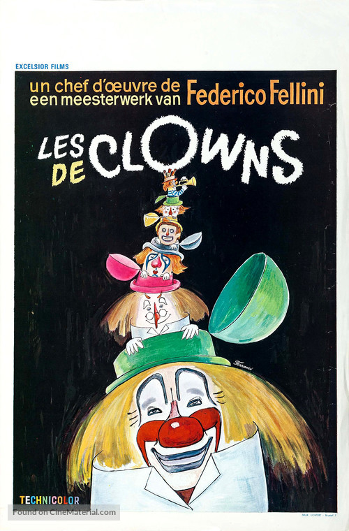 I clowns - Belgian Movie Poster