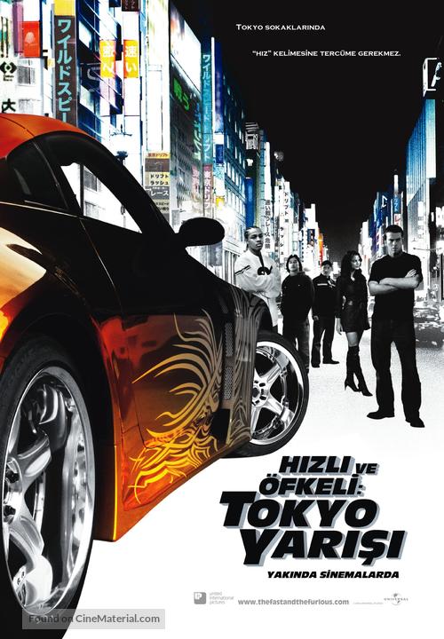 The Fast and the Furious: Tokyo Drift - Turkish Movie Poster