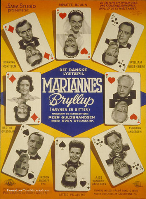 Mariannes bryllup - Danish Movie Poster