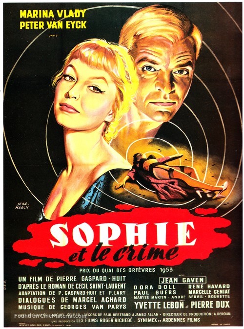Sophie et le crime - French Movie Poster