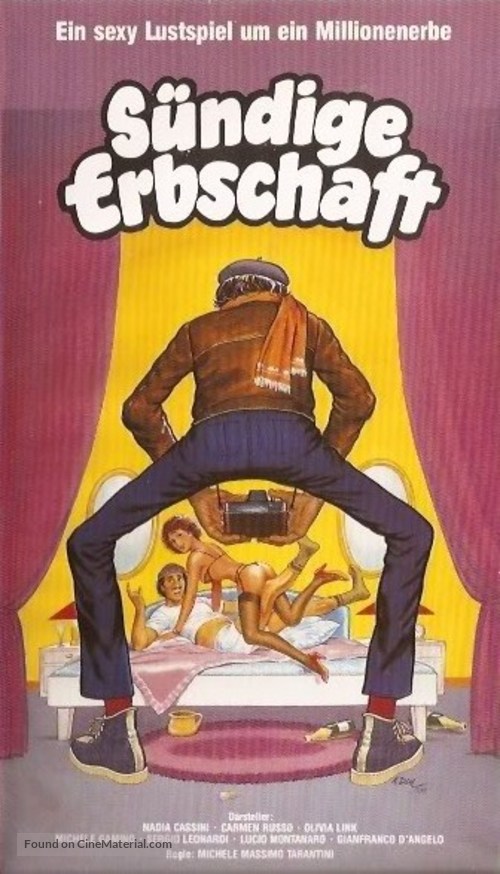 Giovani, belle... probabilmente ricche - German VHS movie cover