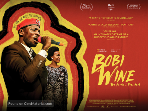 Bobi Wine Ghetto President - British Movie Poster