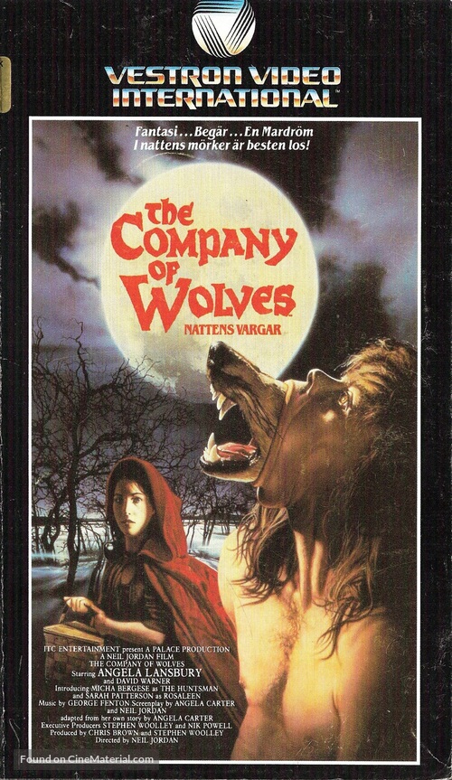 The Company of Wolves - VHS movie cover