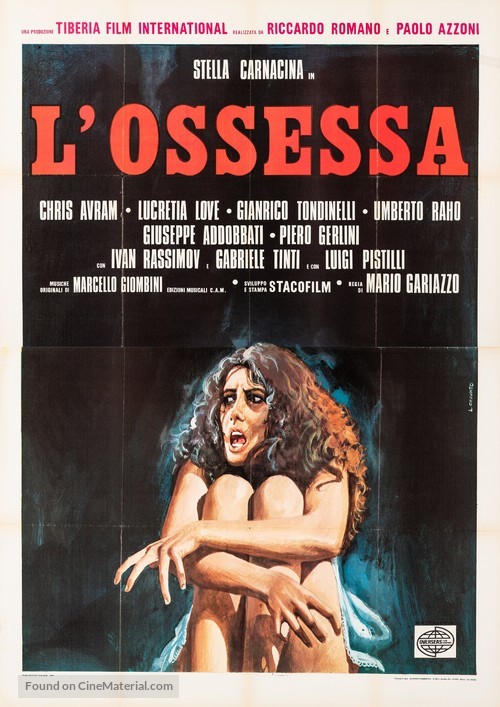 L&#039;ossessa - Italian Movie Poster