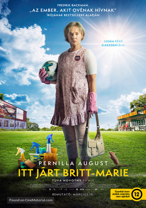 Britt-Marie var h&auml;r - Hungarian Movie Poster