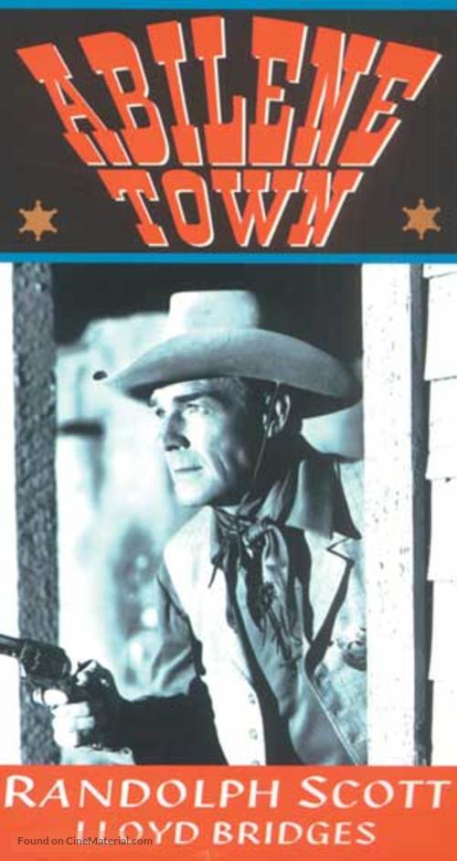 Abilene Town - British VHS movie cover
