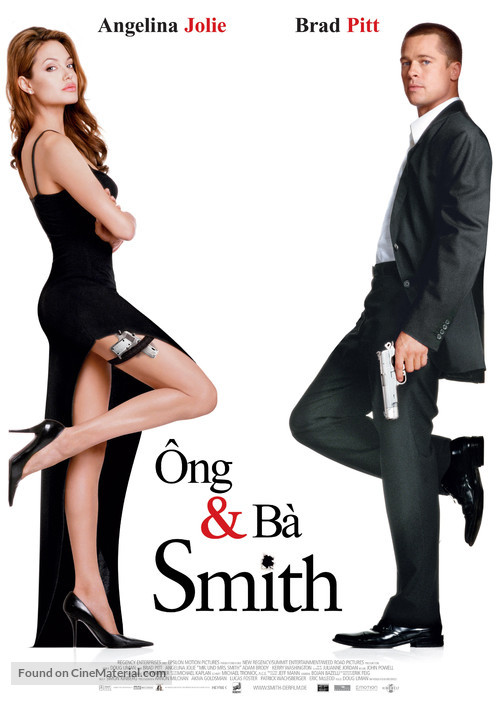 Mr. &amp; Mrs. Smith - Vietnamese Movie Poster