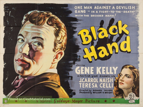 Black Hand - British Movie Poster