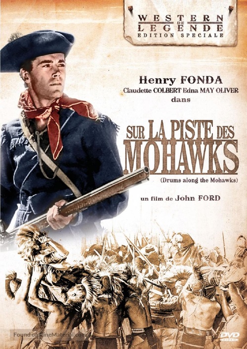 Drums Along the Mohawk - French DVD movie cover