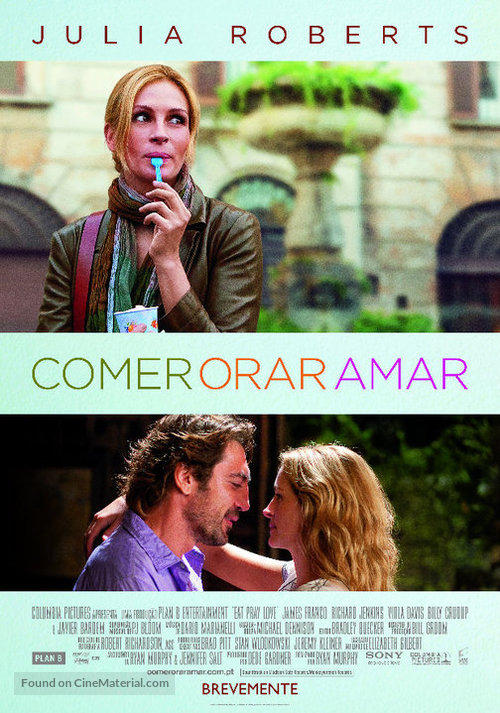 Eat Pray Love - Portuguese Movie Poster