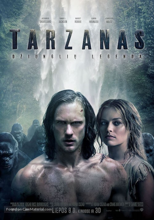 The Legend of Tarzan - Lithuanian Movie Poster