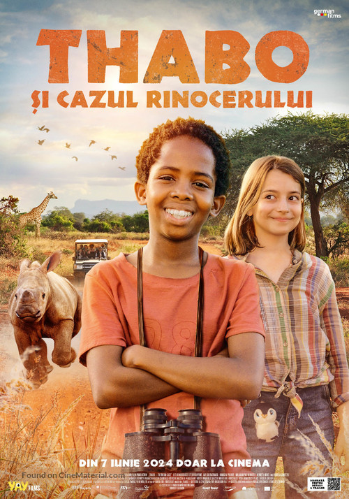 Thabo - The Rhino Adventure - Romanian Movie Poster