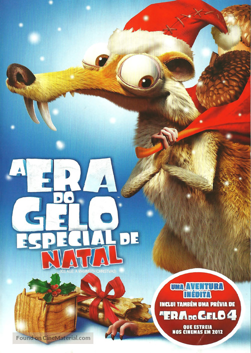 Ice Age: A Mammoth Christmas - Portuguese DVD movie cover