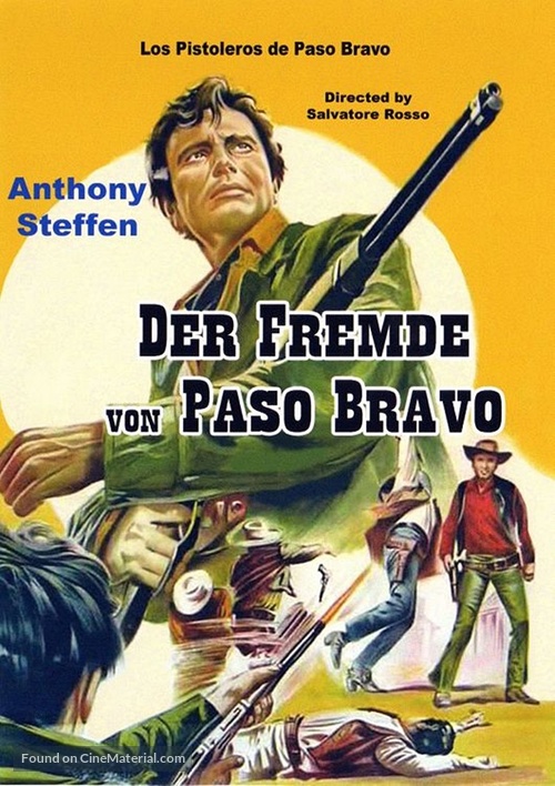 Uno straniero a Paso Bravo - German DVD movie cover