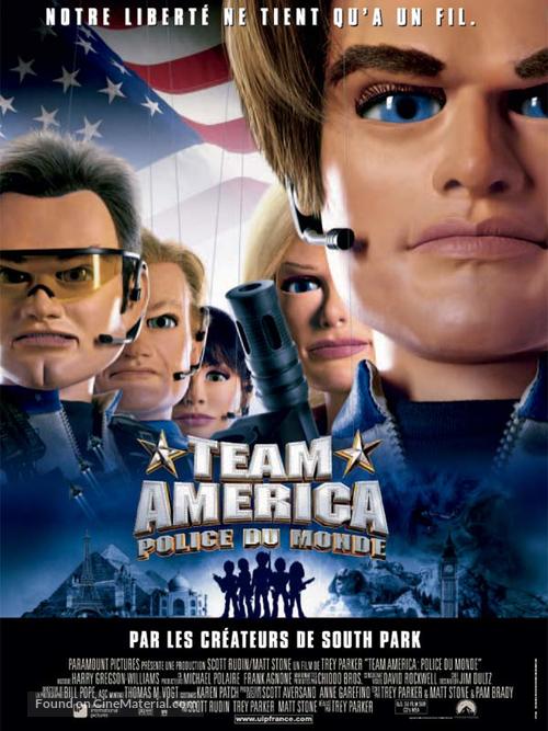 Team America: World Police - French Movie Poster