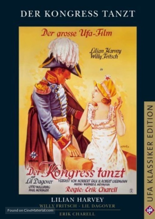 Der Kongre&szlig; tanzt - German DVD movie cover