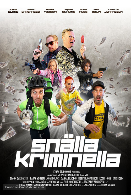 Sn&auml;lla Kriminella - Swedish Movie Poster