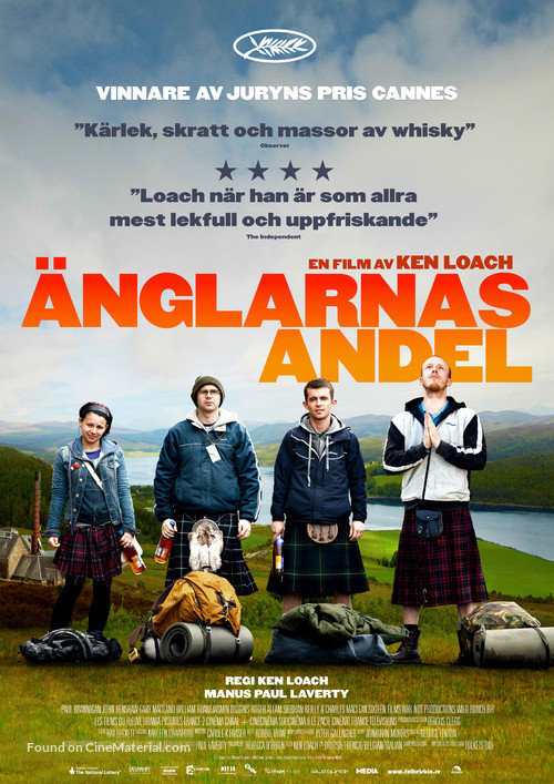 The Angels&#039; Share - Swedish Movie Poster