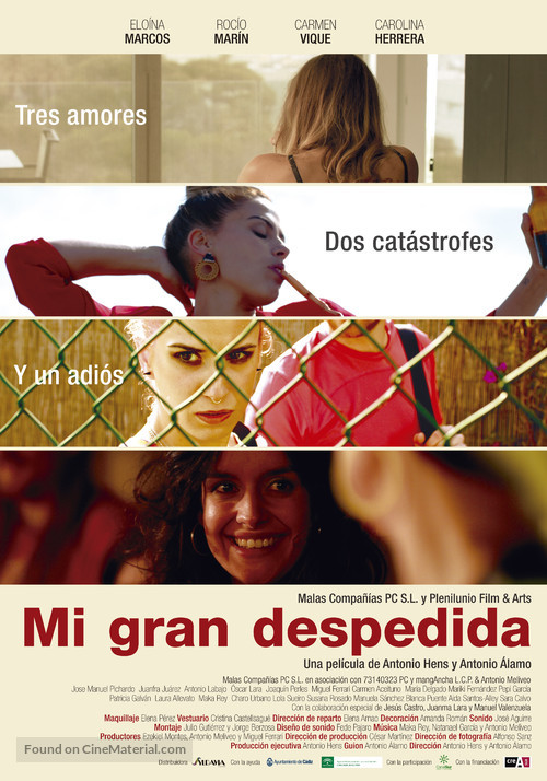 Mi gran despedida - Spanish Movie Poster
